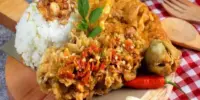 Resepi Ayam Penyet dan Sambal yang Sedap