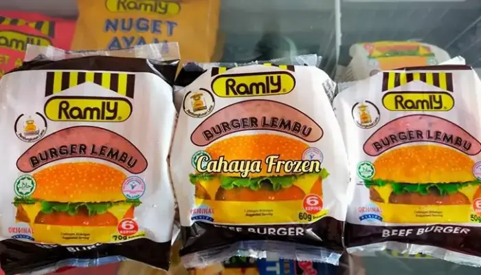 Harga Daging Burger Ramly 2026: 50g, 60g dan 70g