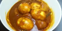Resepi Kari Telur Pekat, Pedas dan Tanpa Santan