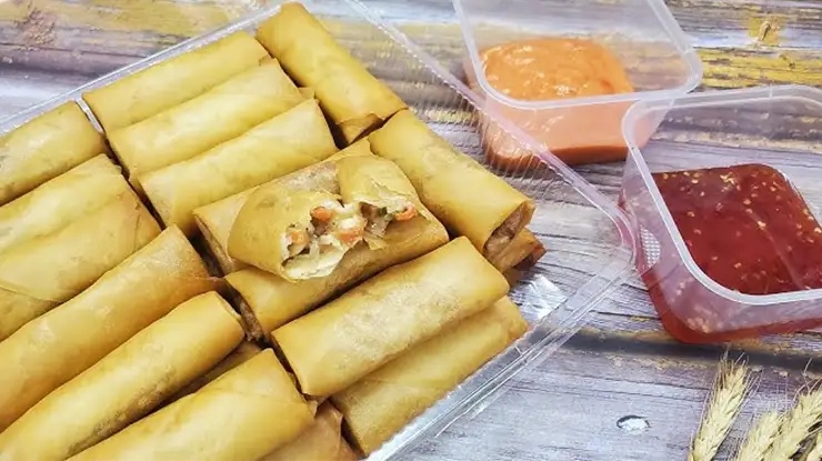 Resepi Popia Carbonara Ayam