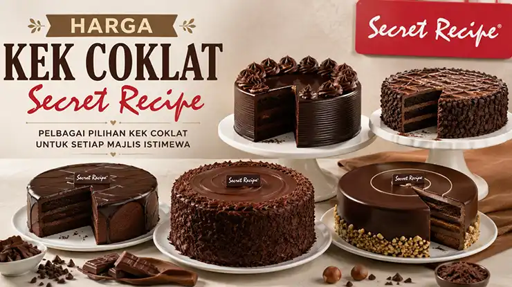 Harga Kek Coklat Secret Recipe