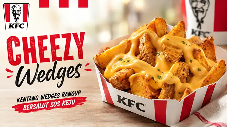 Harga Cheezy Wedges KFC