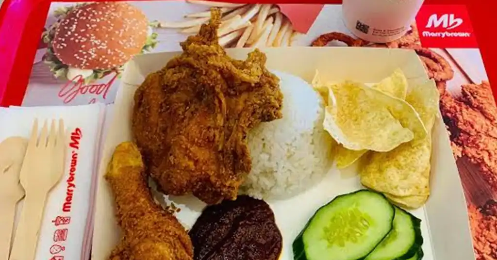 Kandungan Set Nasi Lemak Marrybrown